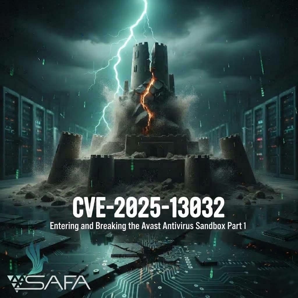 CVE-2025-13032: Entering and Breaking the Avast Antivirus Sandbox Part 1